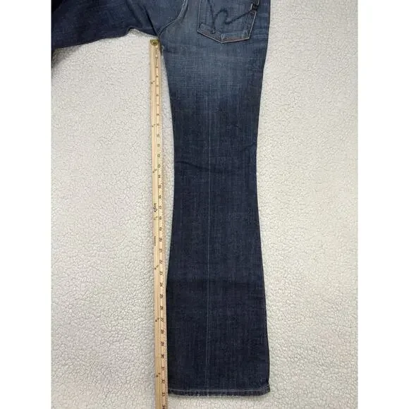 Citizens of Humanity Low Waist Flare Jeans Womens Size 30 Ingrid #002 Stretch - Picture 11 of 13